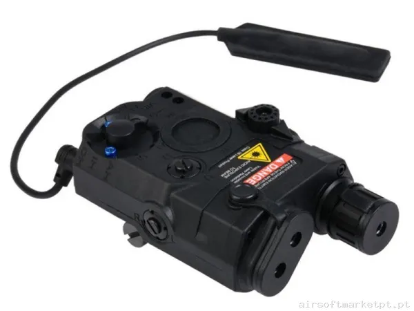 AN/PEQ LASER ROJO Y LINTERNA 175 LUMENS ELEMENT — Lanternas & Lasers — Airsoft Market PT