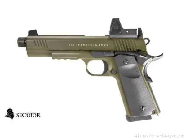 Colt 1911 Rudis Magna XII Secutor OD — Pistolas — Airsoft Market PT