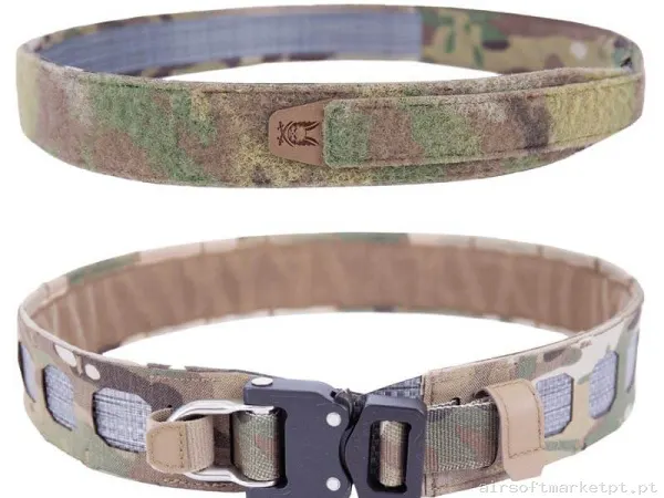 Cinturão tático MOLLE Warrior Assault Tegris Belt com Velcro Interno 38mm multicam — Gear Táctico — Airsoft Market PT