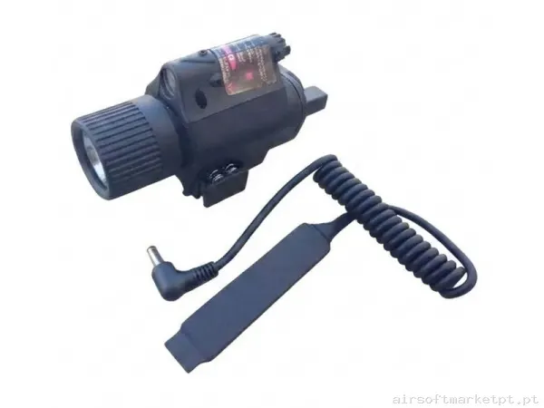 Linterna Led M6 Con Láser Rojo — Lanternas & Lasers — Airsoft Market PT