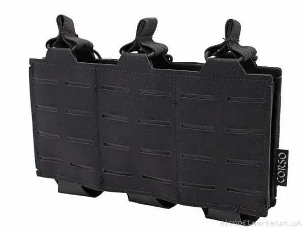 Pouch Corso Cargador G36 Triple Dagger Láser Negro — Coletes & Rigs — Airsoft Market PT