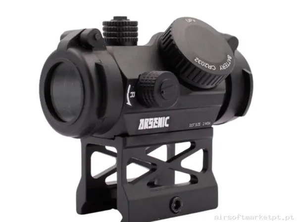 Visor Red Dot T1 Arsenic Argon AS01N negro — Miras & Ópticas — Airsoft Market PT