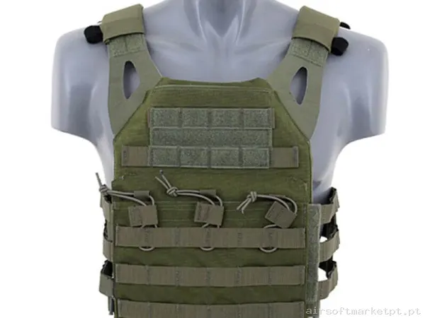 Colete Jpc Porta Placas Emerson verde — Coletes & Rigs — Airsoft Market PT