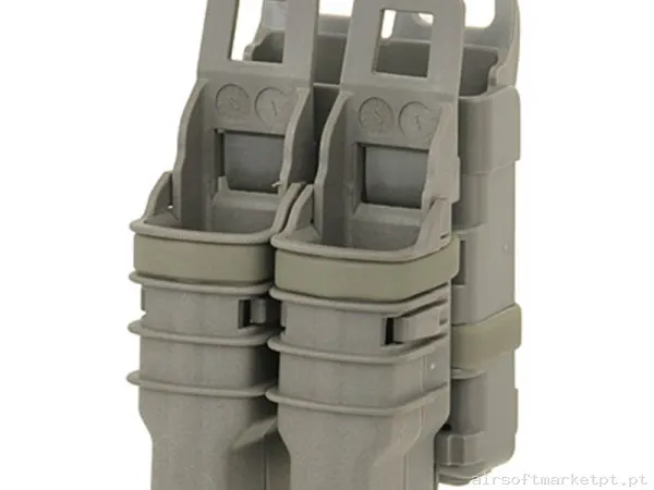 Pouch Magazine Pouch Fastmag Doble Pistola + 1x M4 Wosport verde od — Coletes & Rigs — Airsoft Market PT