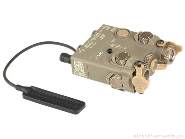 Externo An/Peq Dbal Wadsn Iluminador Laser Dark Earth — Acessórios & Componentes — Airsoft Market PT