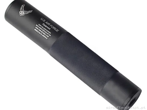 Externo Supressor Largo Fma Usaf negro — Acessórios & Componentes — Airsoft Market PT