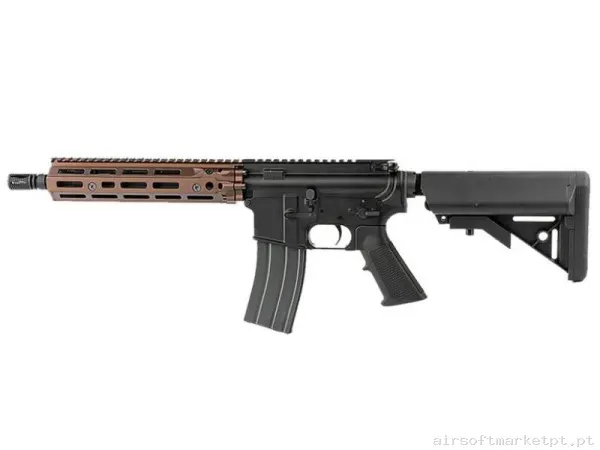Réplica GBB M4 Double Eagle Mk18 Ris3 MWS G106b negra/Bronze — Rifles de Assalto (AR/M4/AK) — Airsoft Market PT