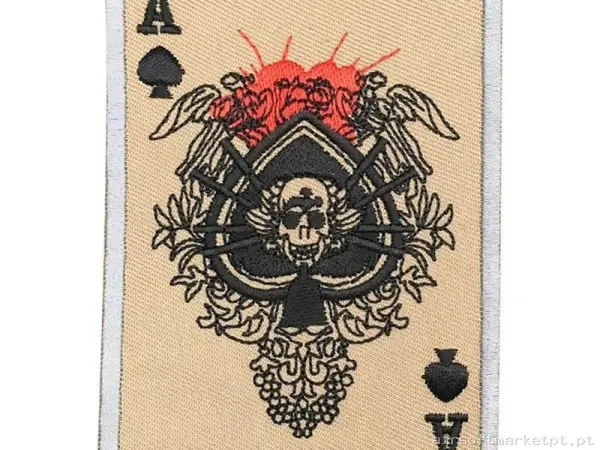 Parche Tela Oem Carta Poker F64 — Patches & Decoração — Airsoft Market PT