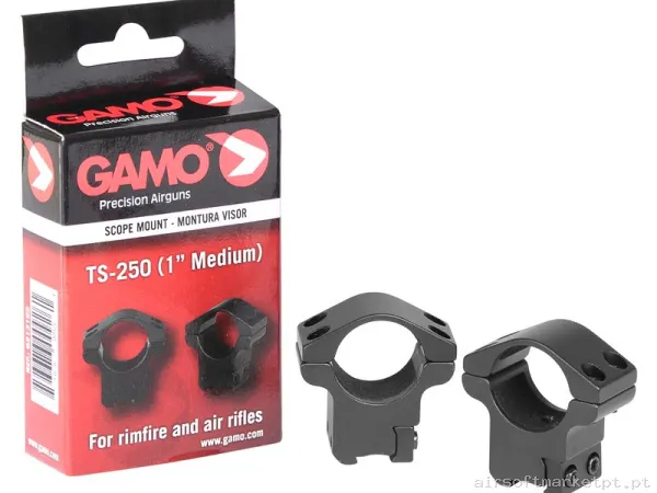 Externo Anilhas Meias 25mm Gamo Trilho 11mm 2u — Acessórios & Componentes — Airsoft Market PT