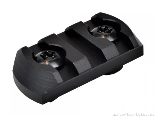 Externo Trilho M-Lok Big Dragon 3 Slot Alumínio preto — Acessórios & Componentes — Airsoft Market PT