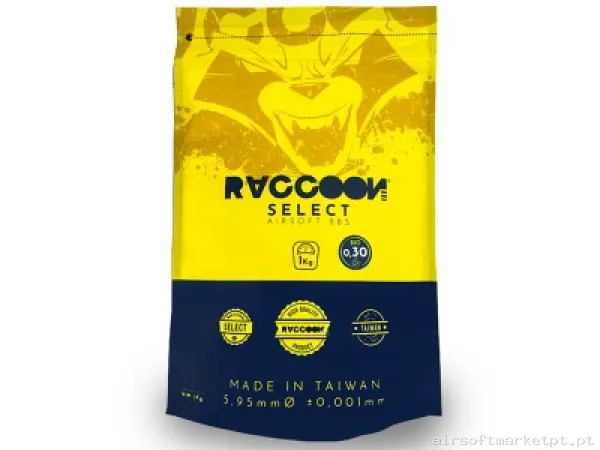 Bbs Muniçao 0,30 BIO Select Raccoon — Munição (BBs) — Airsoft Market PT