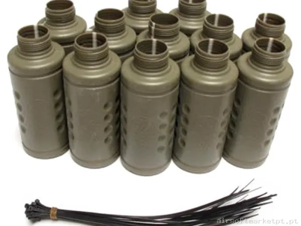 Consumível Granada Carcasa Thunder B Trampa Hakkotsu Pack 12u — Grenades & Lançadores — Airsoft Market PT