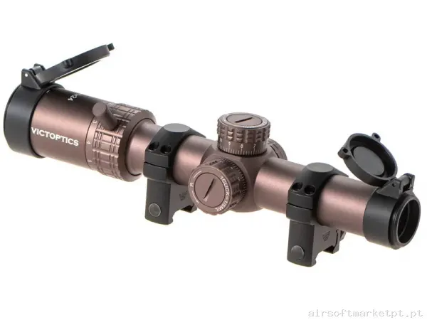 Mira telescópica 1-6X24 Victoptics S6 Lpvo Dark Earth — Miras & Ópticas — Airsoft Market PT