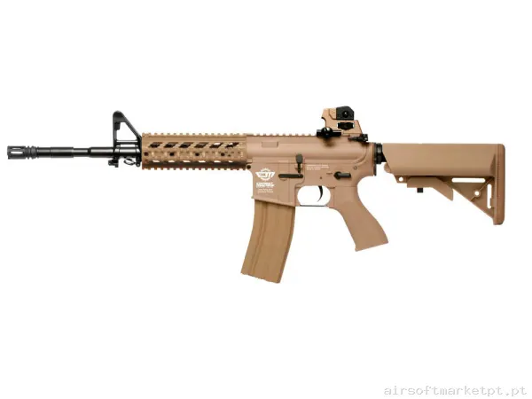 Réplica airsoft AEG M4 G&G Cm16 Raider L tan — Rifles de Assalto (AR/M4/AK) — Airsoft Market PT