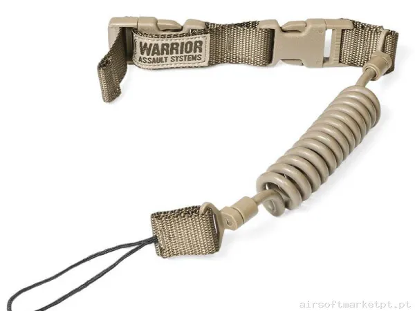 Correia Tática Lanyard Pistola Warrior Assault Antiperdida coyote — Gear Táctico — Airsoft Market PT