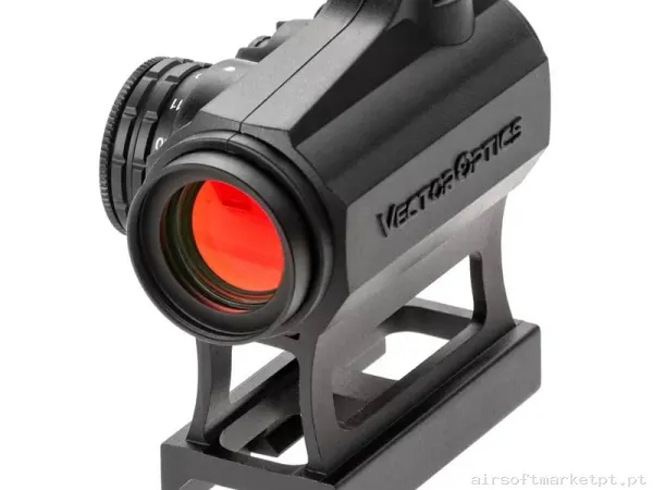 Mira Ponto Vermelho 1x22 Vector Optics Maverick-III S-Mil negra — Miras & Ópticas — Airsoft Market PT