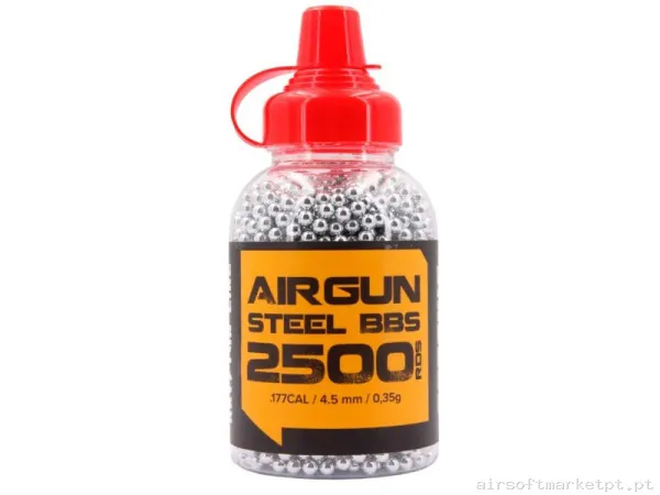 Bolas Acero Arsenic Kripton 2500rds 4.5mm Acero — Munição (BBs) — Airsoft Market PT