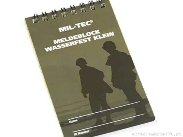 Bloco de Notas Impermeável Mil-Tec Waterproof Small Message Book — Vestuário (Fardas) — Airsoft Market PT