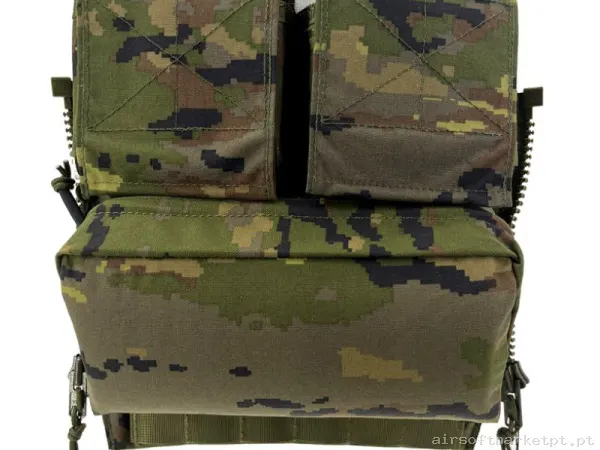 Back Panel Conquer C1 Smart Estilo Boscoso Pixelado — Coletes & Rigs — Airsoft Market PT