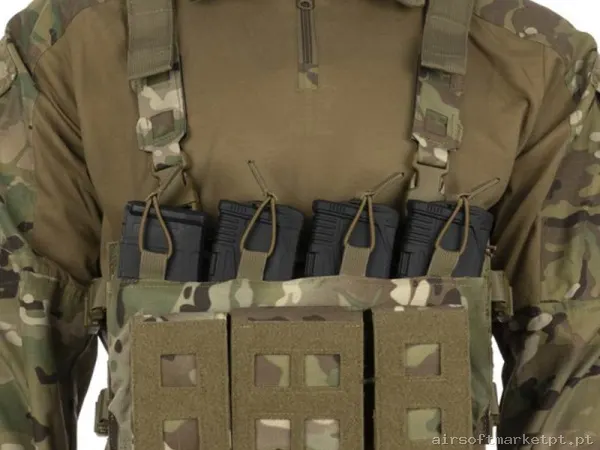 Coletes Chest Rig Delta Tactics Force Mk2 Estilo multicam — Coletes & Rigs — Airsoft Market PT