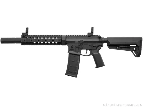 Réplica AEG M4 Lancer Tactical LT-15CB Gen.2 Sd Nsr 14.5" Combo preta — Rifles de Assalto (AR/M4/AK) — Airsoft Market PT