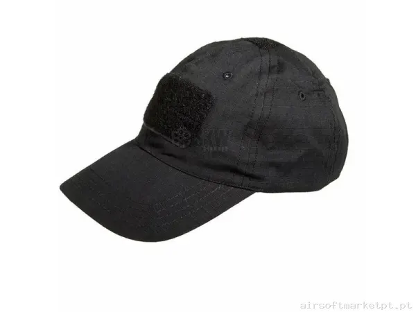 Gorra Ajustable Negra Delta Tactics — Proteção Ocular & Facial — Airsoft Market PT