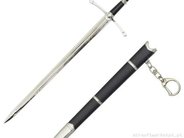 Chaveiro Espada Estilo the Witcher com Bainha Zskey4 — Outros — Airsoft Market PT