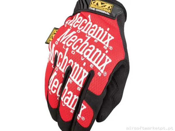 Luvas Mechanix the Original vermelho — Gear Táctico — Airsoft Market PT