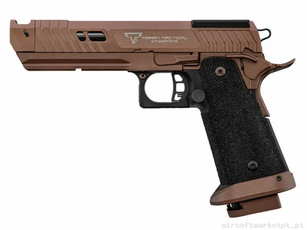 Réplica GBB Pistola Hi-Capa 5.1 Army Armament Jw4 Tti Pit Viper Premium Sand — Pistolas — Airsoft Market PT