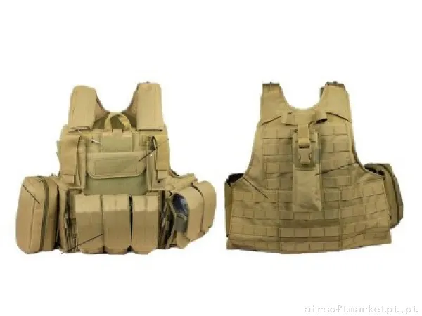 Colete CIRAS Tan — Vestuário (Fardas) — Airsoft Market PT