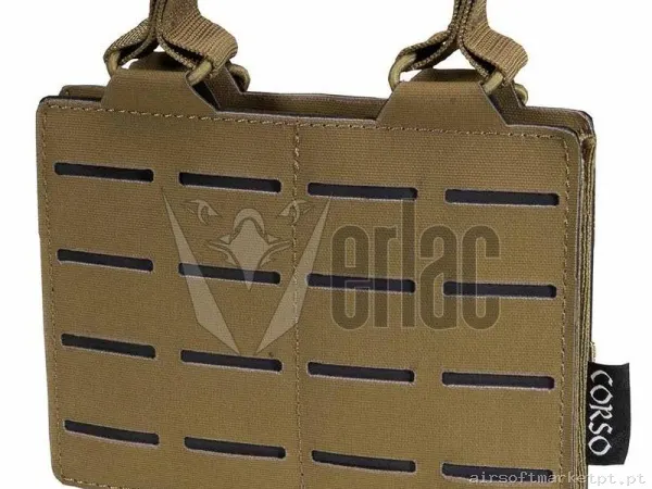 Pouch Corso Cargador M4 Doble Dagger Mk1 Láser Coyote — Coletes & Rigs — Airsoft Market PT