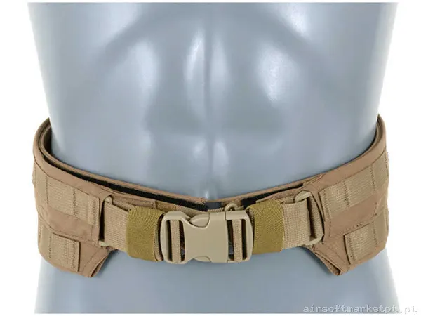 Cinturão tático MOLLE Emerson Táctico Modular Coyote Brown — Gear Táctico — Airsoft Market PT