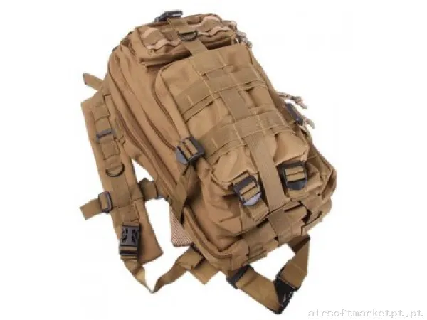 Mochila Combate Compact Delta Tactics Tan — Sacos & Mochilas — Airsoft Market PT