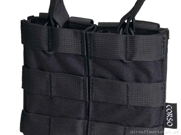 Pouch Corso Cargador G36 Doble Dagger Molle Negro — Coletes & Rigs — Airsoft Market PT