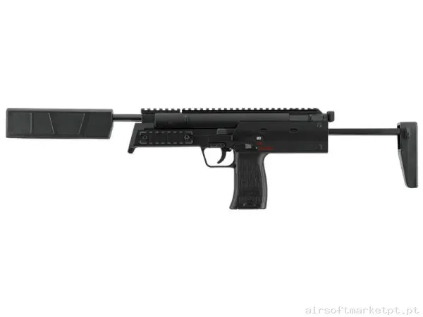 Airgun Mola 4.5mm SMG Umarex H&K Mp7 Sd preta — SMGs — Airsoft Market PT