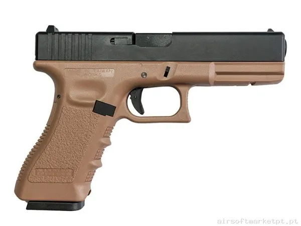 PISTOLA KP 17 Gas Saigo (KJ Works) - Tan — Pistolas — Airsoft Market PT