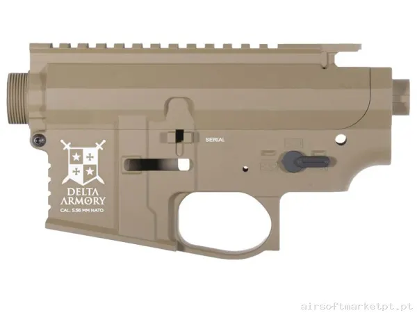 Corpo Externo Completo M4 Delta Armory Metálico tan — Acessórios & Componentes — Airsoft Market PT