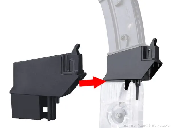 Adaptador G36 para Speed Loader Estilo Odin Wosport preto — Carregadores / Magazines — Airsoft Market PT