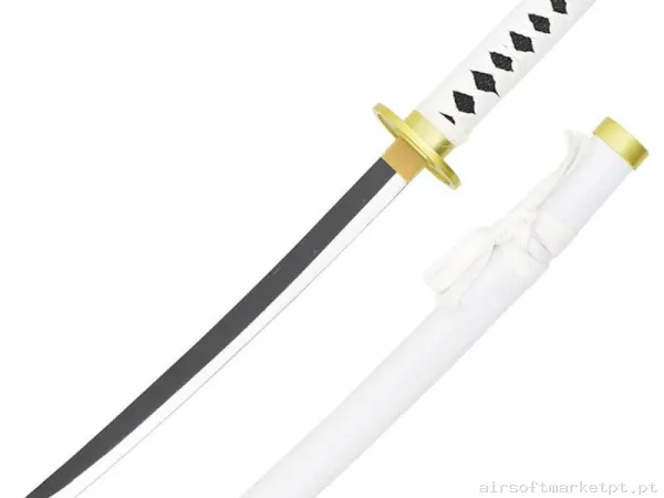 Katana Ornamental Mini Estilo One Piece Zs512mi-Wd (Quebra-chamas de Bambu) (Con Suporte) — Ferramentas — Airsoft Market PT