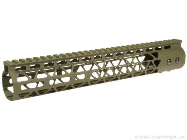 Externo Guardamão M-Lok Delta Armory Freya A21 12.2" verde od — Acessórios & Componentes — Airsoft Market PT