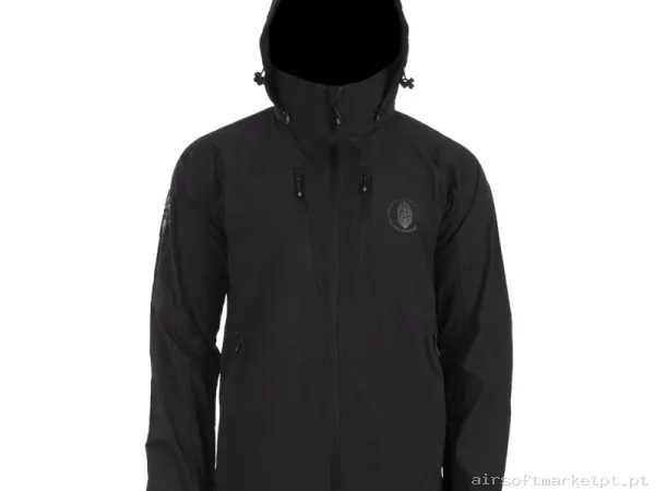 Jaqueta Tática Ragnar Street Ironside Softshell preta — Vestuário (Fardas) — Airsoft Market PT