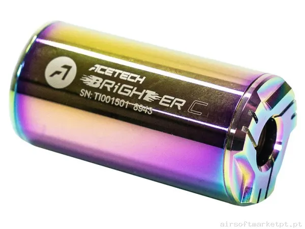 Externo Supressor Trazador Acetech Brighter C Rainbow — Acessórios & Componentes — Airsoft Market PT