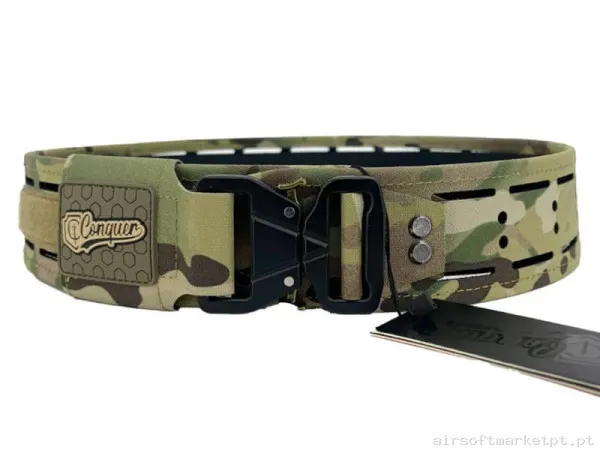 Cinturão tático MOLLE Conquer Adapt Belt Platform Estilo multicam — Gear Táctico — Airsoft Market PT