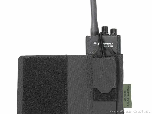 Magazine Pouch Portaradio Warrior Assault Quebra-chamas Cut Arp Left Side negro — Coletes & Rigs — Airsoft Market PT