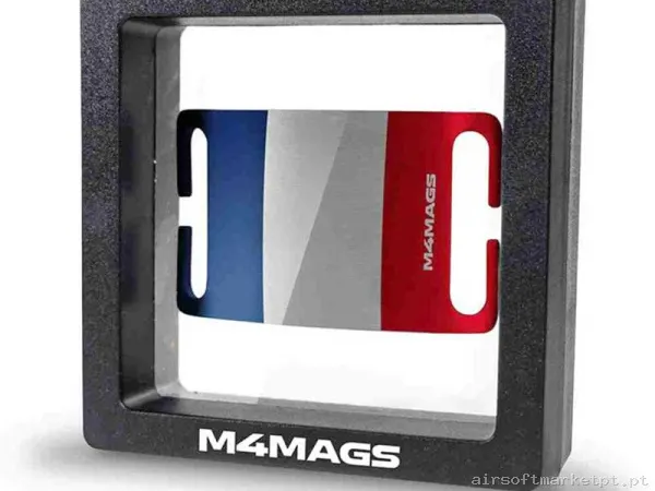 Charm MOLLE M4mags Bandeira França — Patches & Decoração — Airsoft Market PT