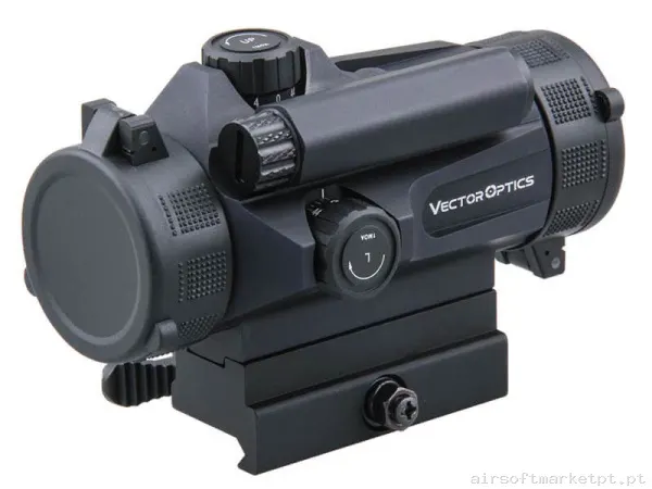 Mira Ponto vermelho 1x30 Vector Optics Nautilus QD negra — Miras & Ópticas — Airsoft Market PT