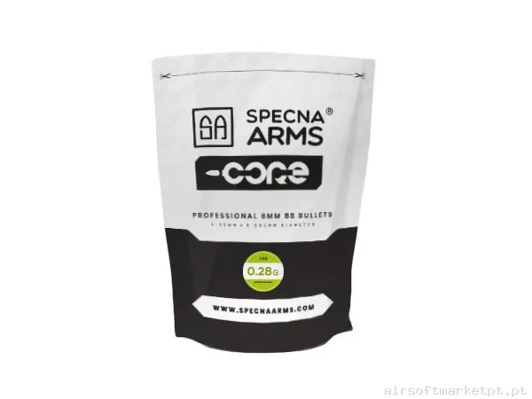 BBs Bio 0.28g Specna Arms Core 1kg Brancas — Munição (BBs) — Airsoft Market PT