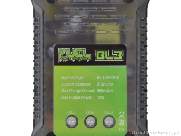 CARGADOR BALANCEADOR BATERIA LIPO FUEL 7.4V/11.1V — Carregadores / Magazines — Airsoft Market PT