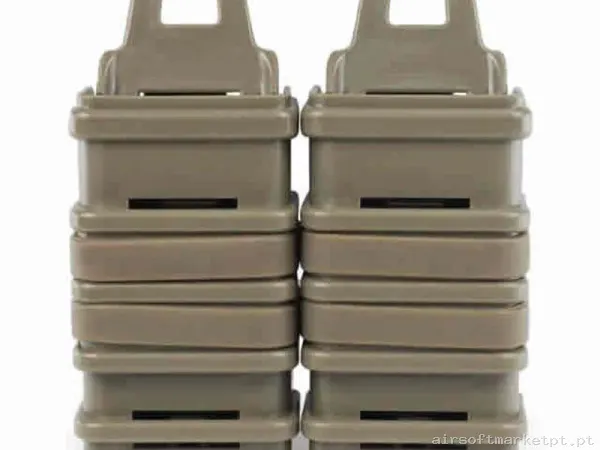 Pouch Magazine Pouch Fastmag Doble Mp7 Wosport Dark Earth — Coletes & Rigs — Airsoft Market PT