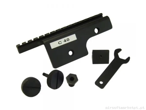 Montura Externa Trilho RIS Superior M14 Cyma C.40 — Acessórios & Componentes — Airsoft Market PT